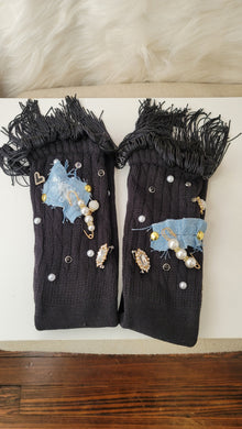 Customized Slouch Socks w./ Fringe