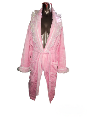 Women Customized Robe with Ruffles